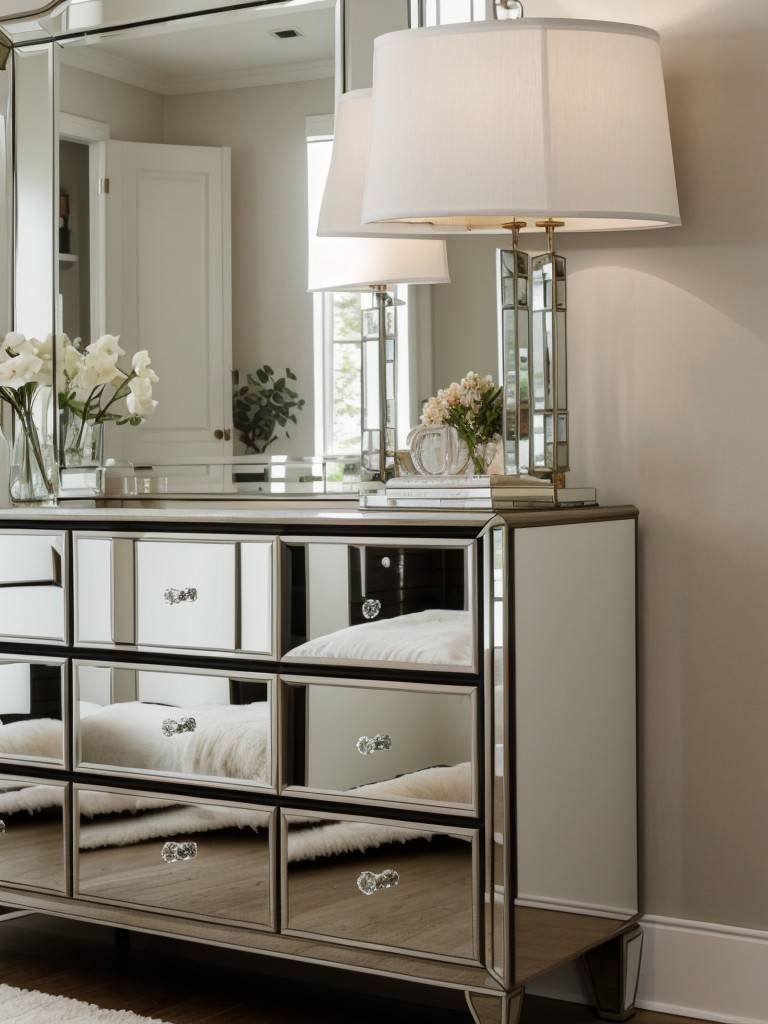 Mirrored Furniture: A Stylish Space-Saver for Your Apartment!