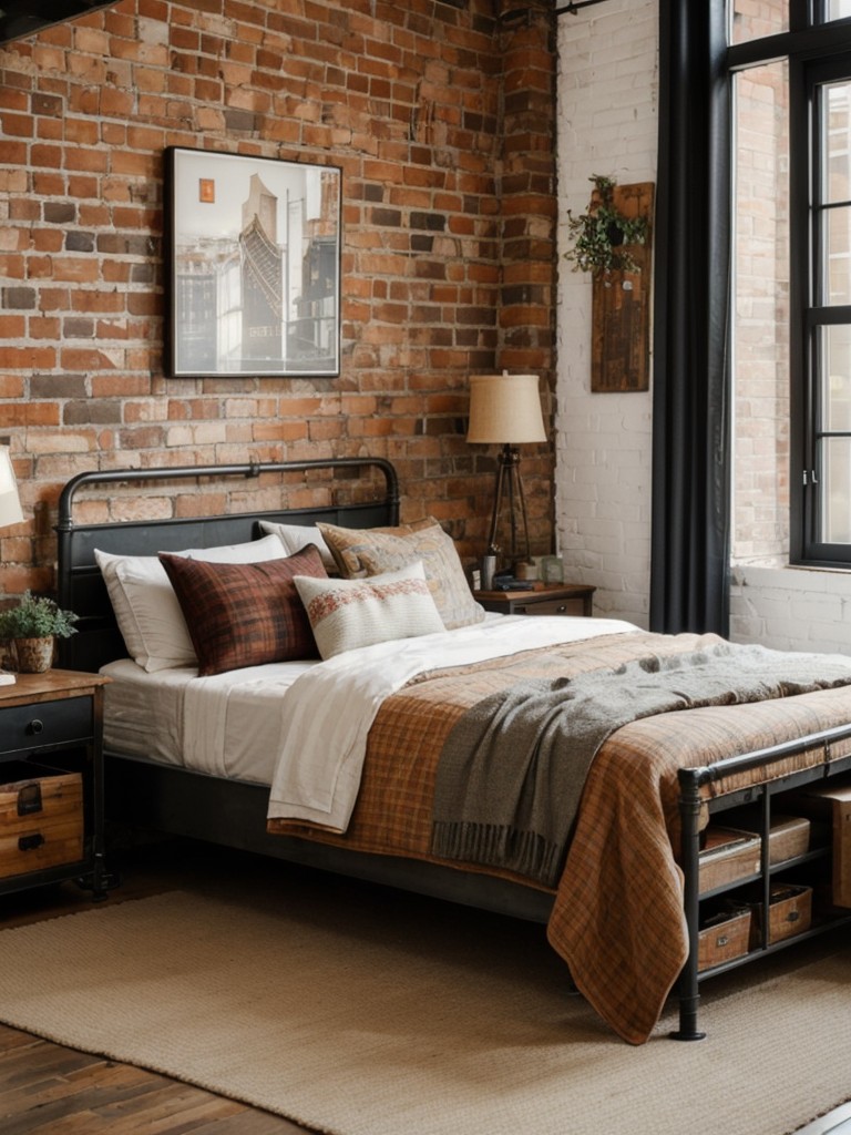 Industrial Chic: Transform Your Apartment with Exposed Brick Walls and Salvaged Furniture