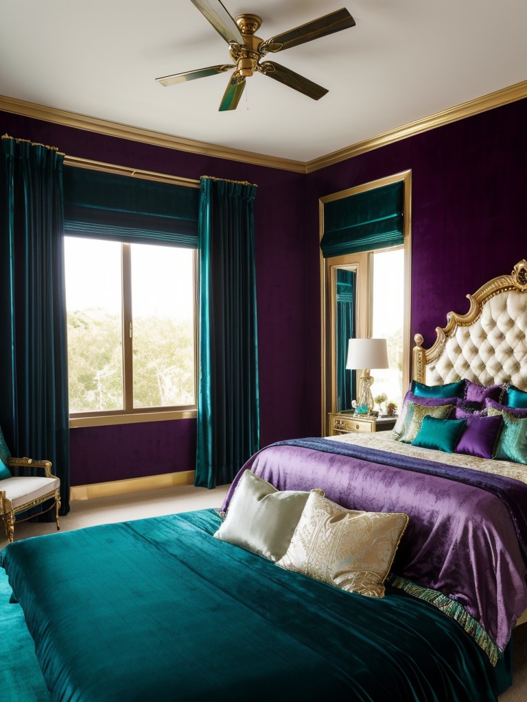 Free Spirited Bedroom: Luxe Colors & Opulent Textures for a Dreamy Vibe