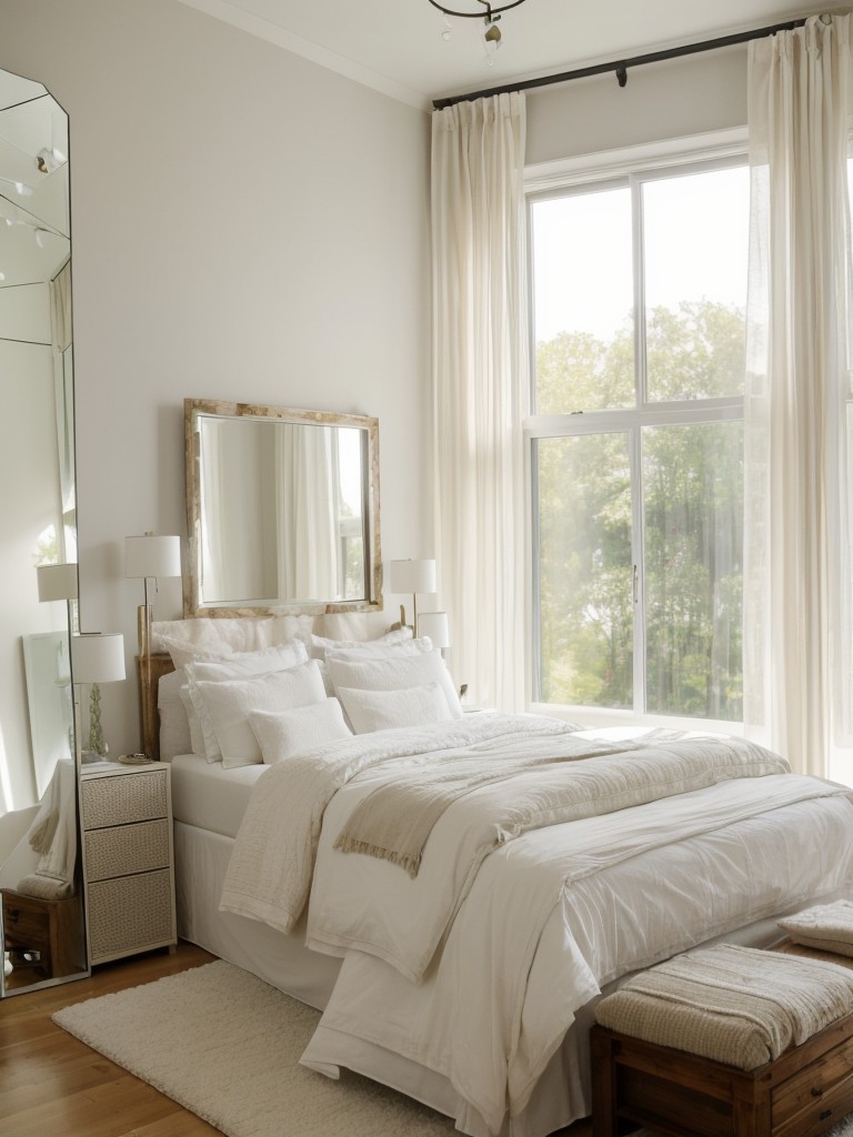 Mirrors and Light: Elevate Your Apartment Bedroom Space