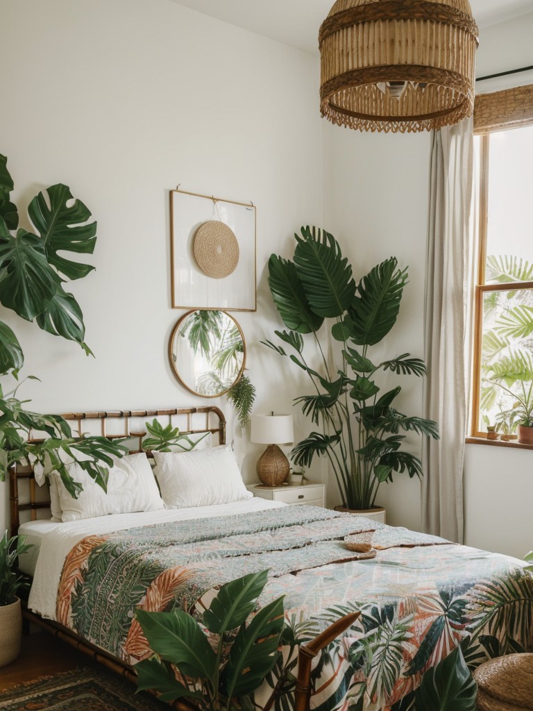 Boho Chic: Tropical Vibes for a Jungle-Inspired Apartment