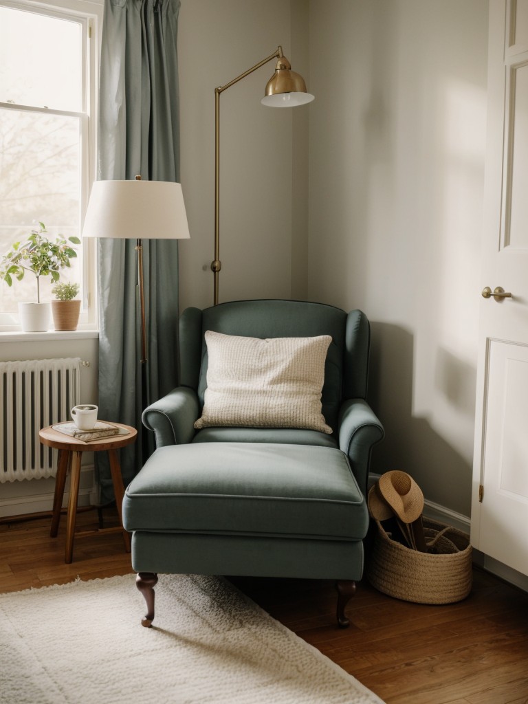 Cozy Reading Nook: Create Your Perfect Apartment Retreat!