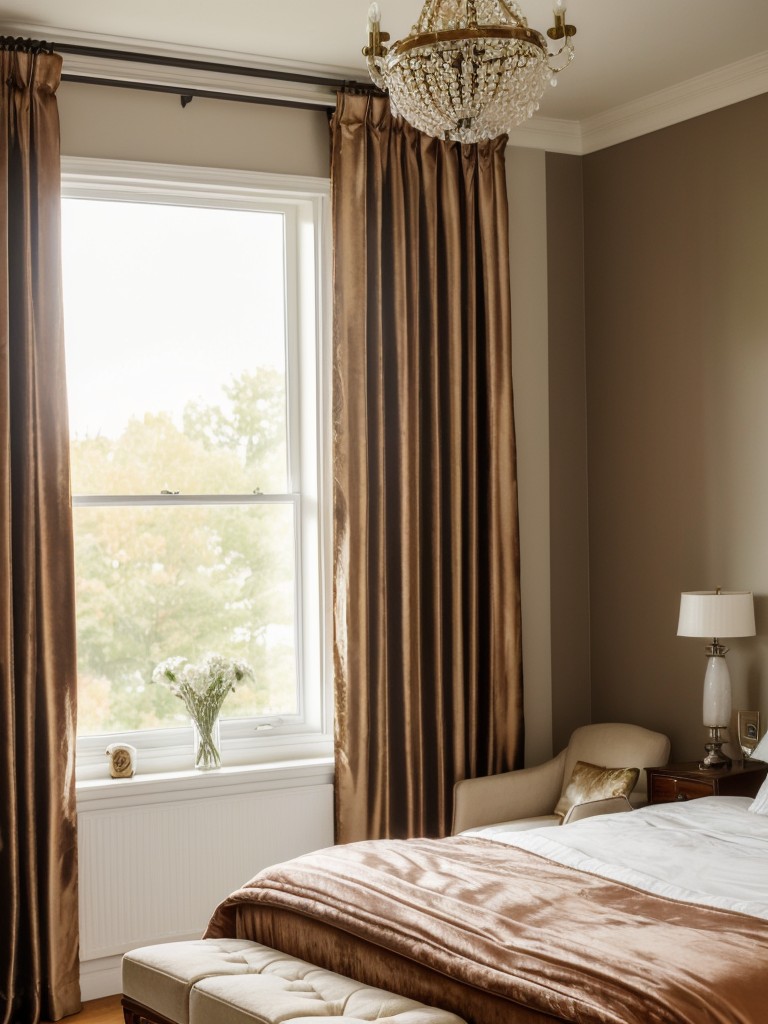 Cozy Vibes: Elevate Your Apartment Bedroom with Luxurious Satin or Velvet Curtains