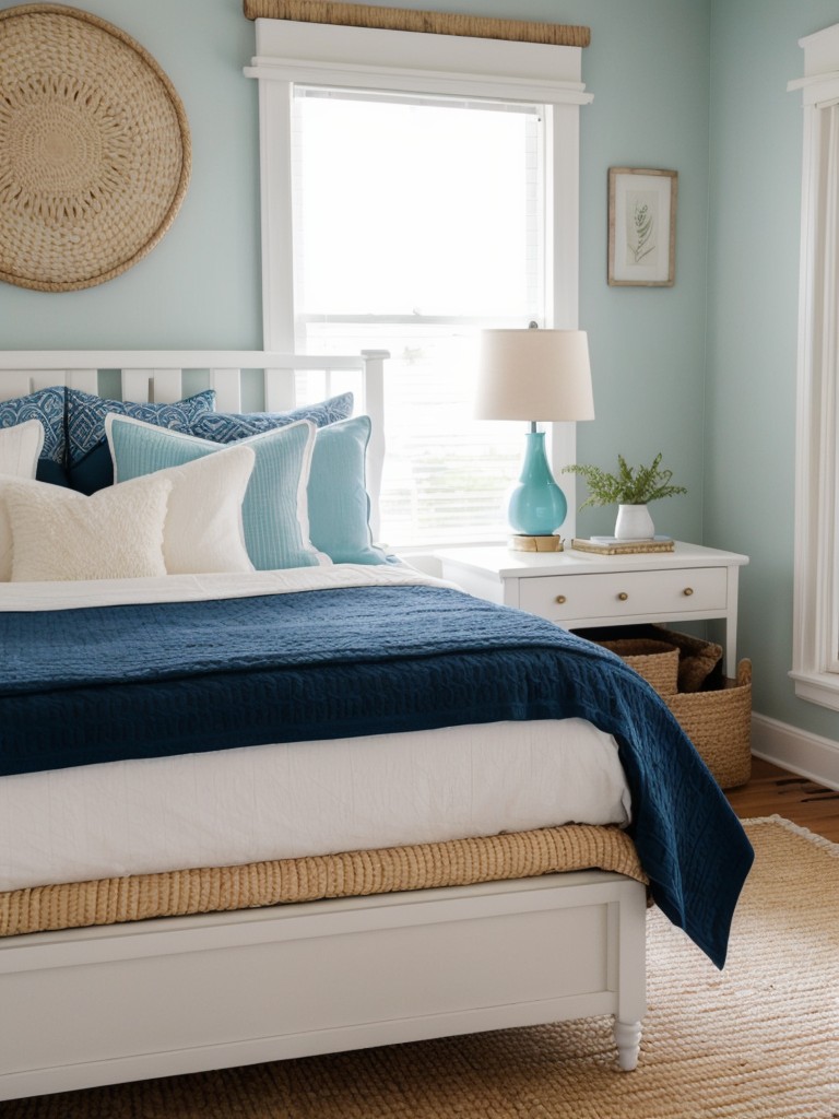 Coastal Chic: Create a Serene Bedroom with Playful Patterns