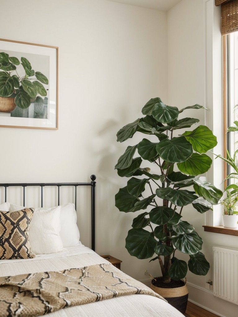 Green Up Your Bedroom: Affordable Eclectic Apartment Upgrades!