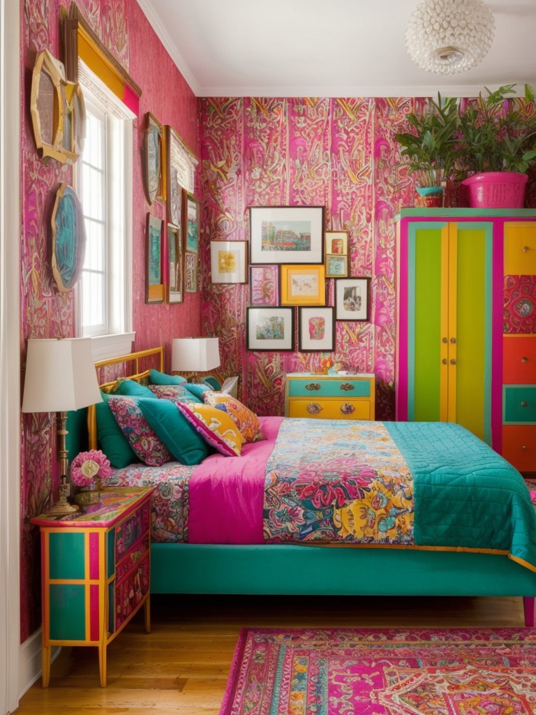 Bold Apartment Inspiration: Maximalist Magic for Eclectic Bedrooms