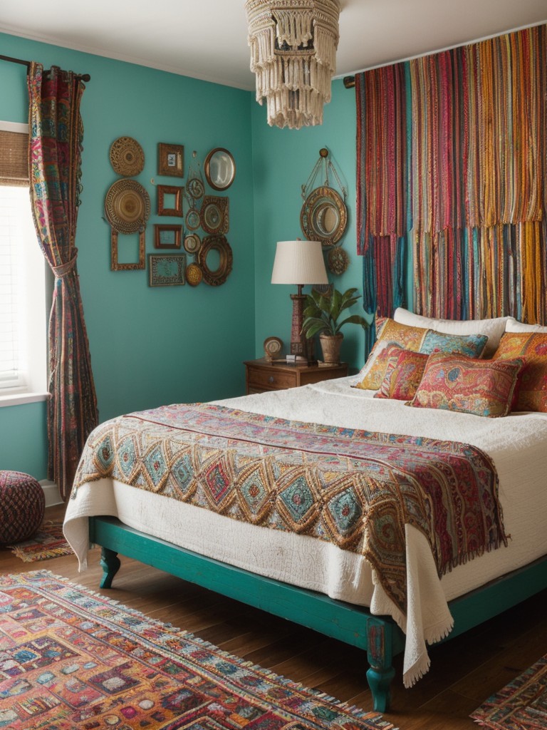 Bohemian Apartment Bliss: Maximalist Magic for Eclectic Bedrooms