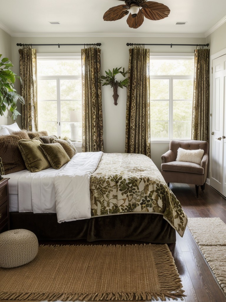 Indoor Jungle Vibes: Cozy and Eclectic Apartment Bedroom Ideas