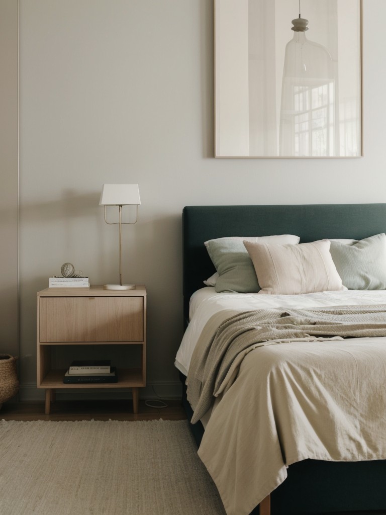 Serene Scandinavian Bedroom: Embrace Minimalism with Muted Colors & Clean Lines