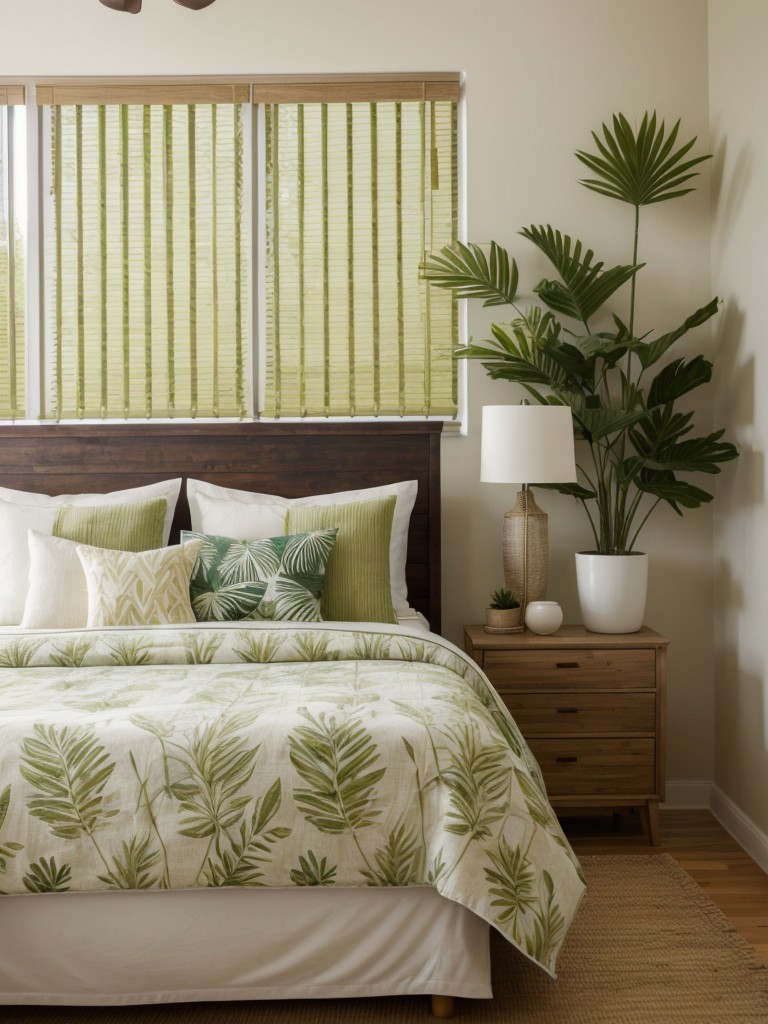 Tropical Paradise: Create a Harmonious Bedroom with Nature-inspired Decor