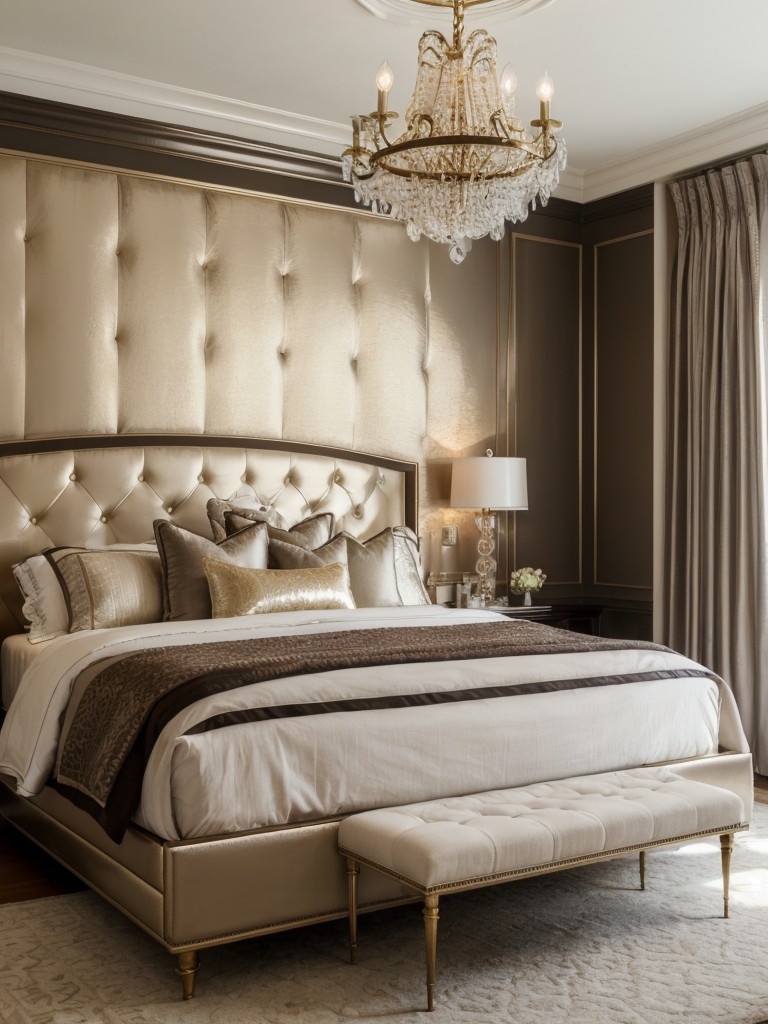 Stunning Eclectic Bedroom: Glamour meets Harmony!