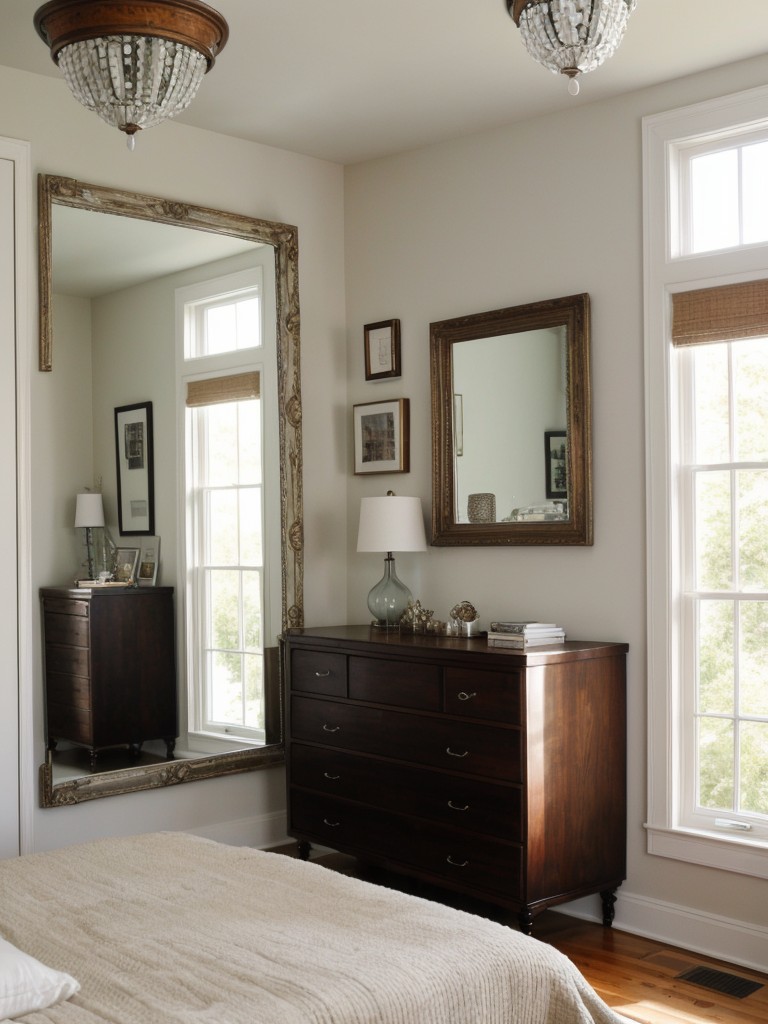 Reflective Magic: Transform Your Bedroom with Eclectic Mirrors!