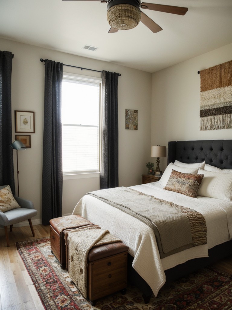 Maximize Your Style: Layer Rugs for the Perfect Apartment Bedroom!