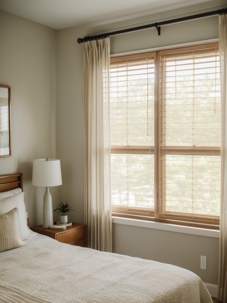 Light and Airy Mid-Century Bedroom: Window Decor Ideas