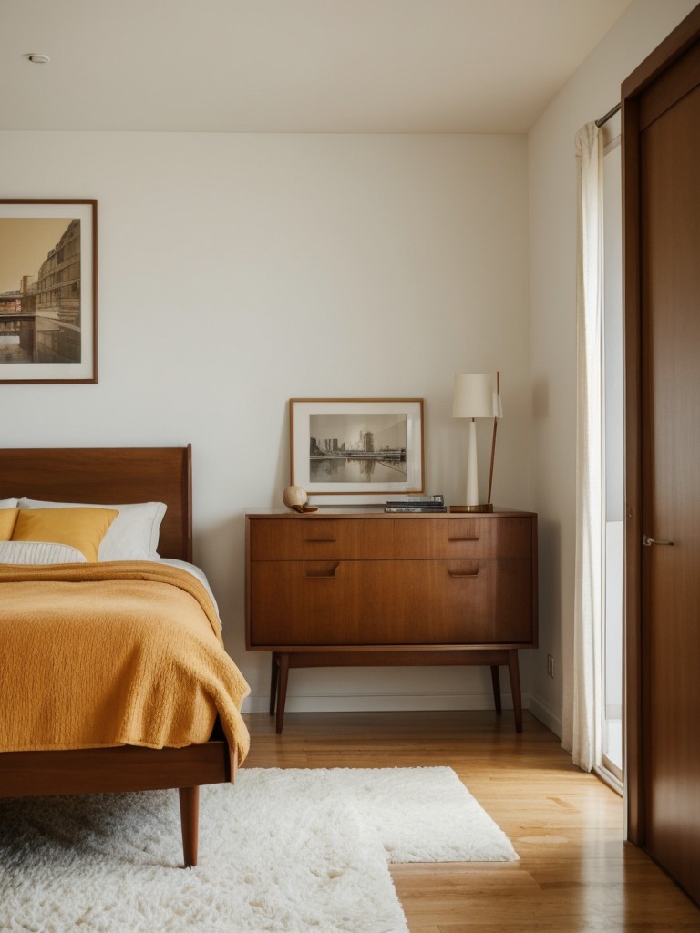 Mid-Century Vibes: Simple Apartment Upgrades for a Stylish Bedroom