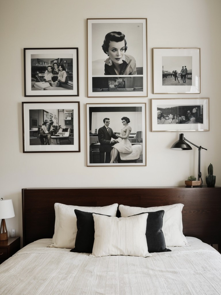 Master Mid-Century Bedroom Styling with Vintage Flair: Gallery Wall Inspiration!