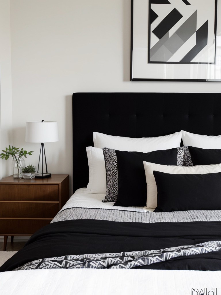 Modernize Your Bedroom with Black and White Decor