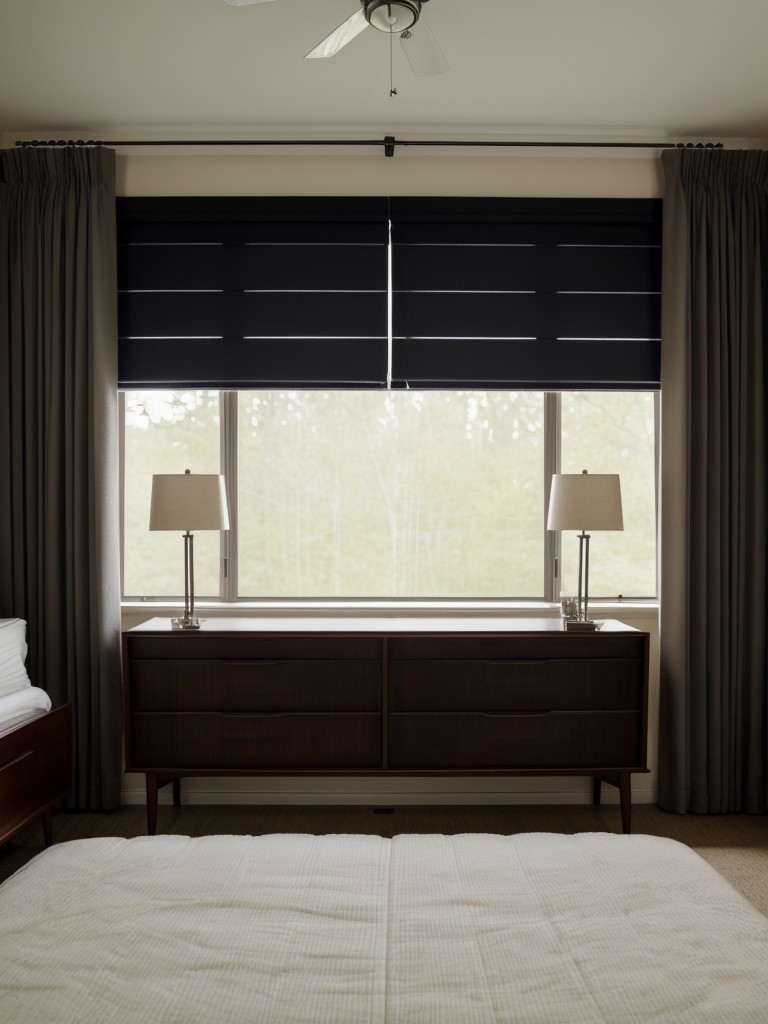 Create a Dreamy Mid-Century Bedroom with Blackout Curtains