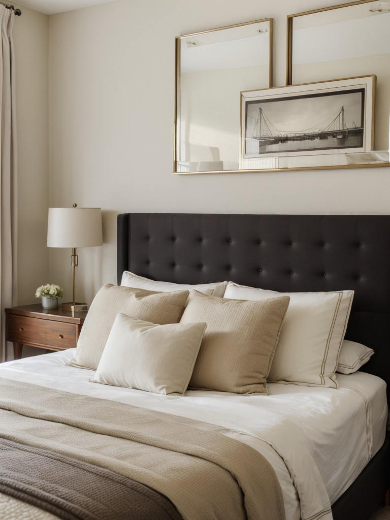 Classic Mid-Century Vibes: Elevate your Apartment with Tufted Upholstered Bed