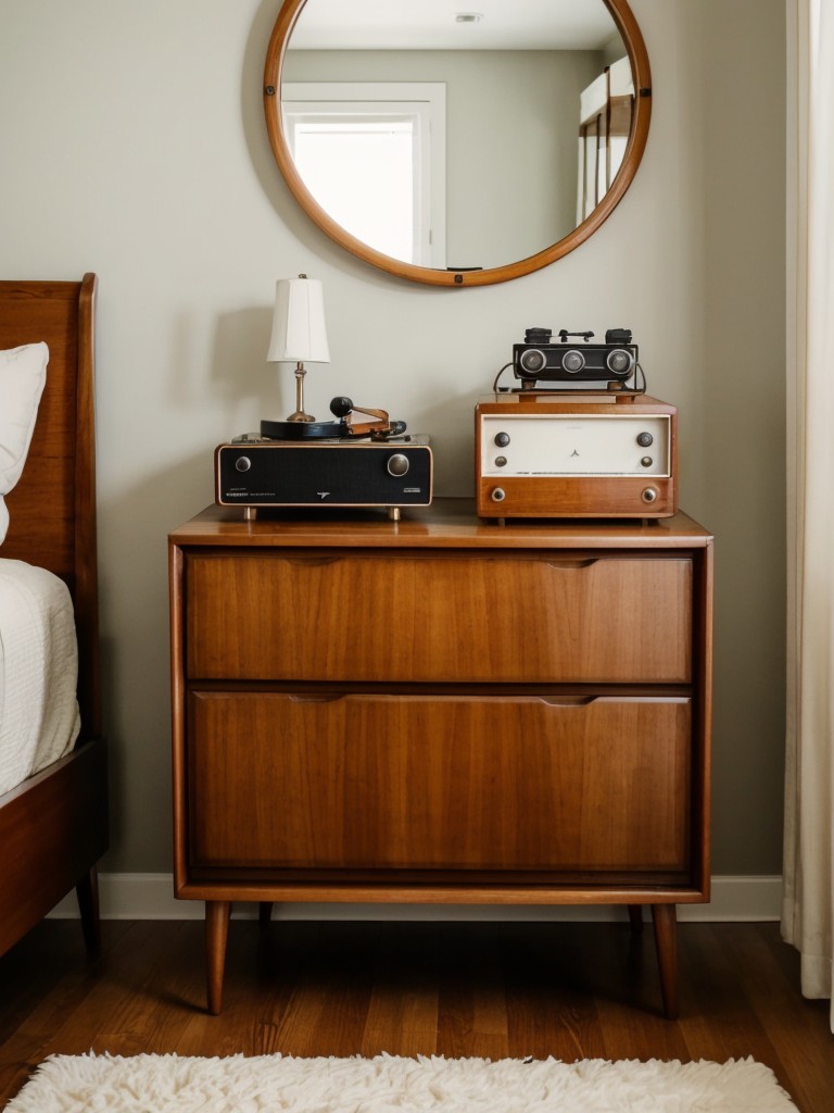 Vintage Vibes: Create a Retro Bedroom Oasis with Mid-Century Modern Design.