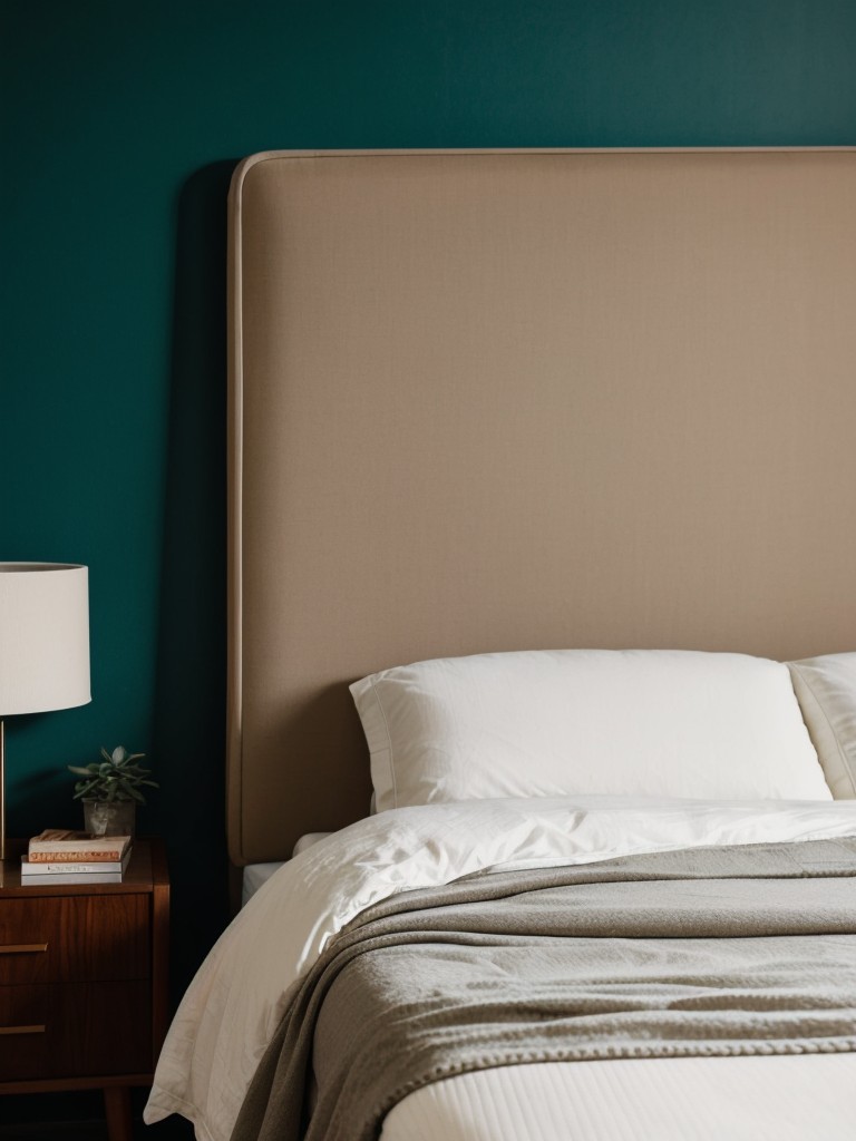 Retro-inspired bedroom upgrade: Luxe upholstered headboard for a stylish space!