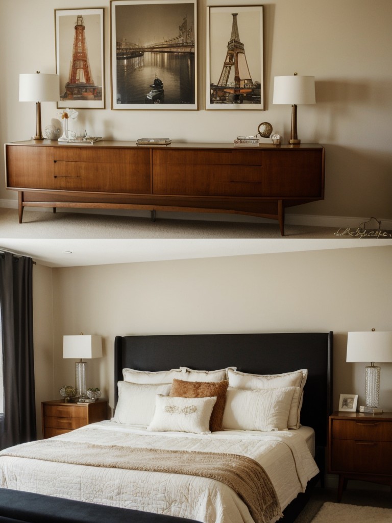 Vintage Glam Meets Mid-Century: Elevate Your Bedroom Style!