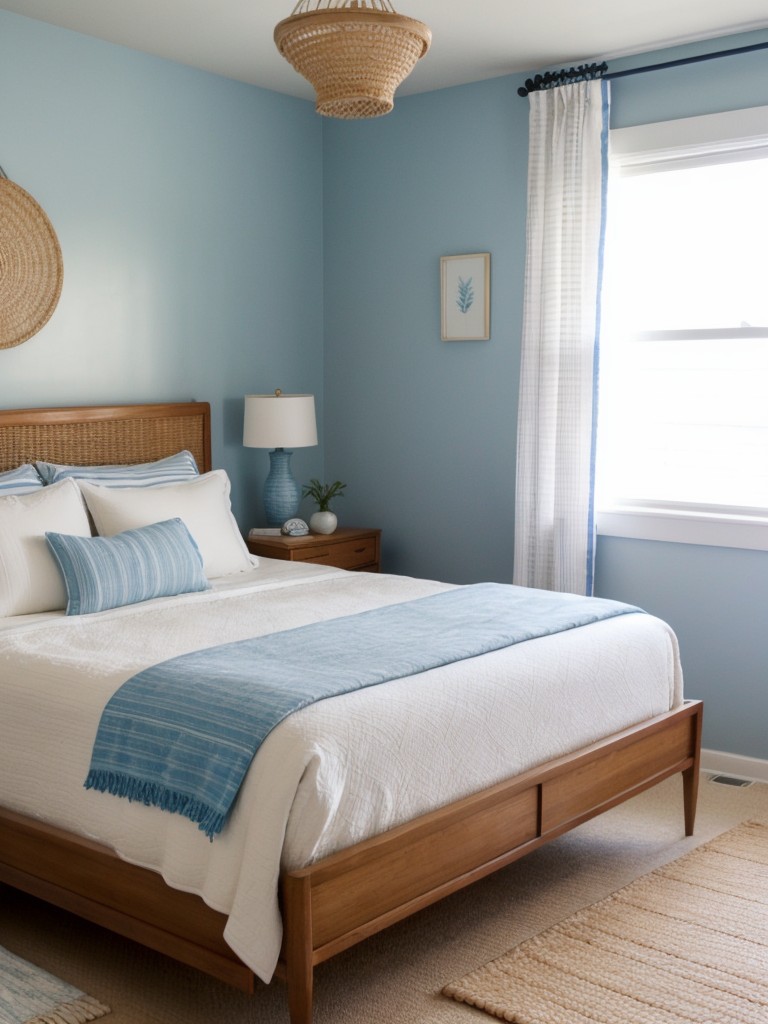 Coastal Vibes: Nautical-Inspired Apartment Bedroom Decor