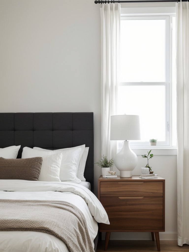 Sleek & Minimalist Bedroom Ideas: Platform Bed & Streamlined Dresser for a Contemporary Look