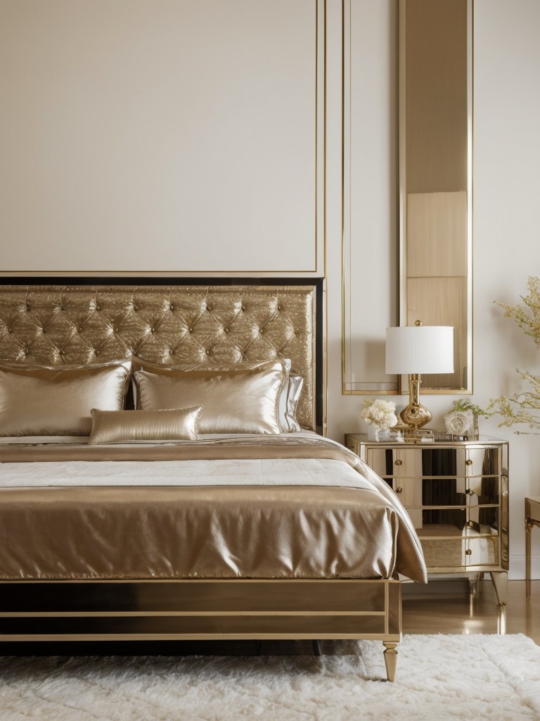 Metallic Glam for a Sophisticated Bedroom: Decor Tips!