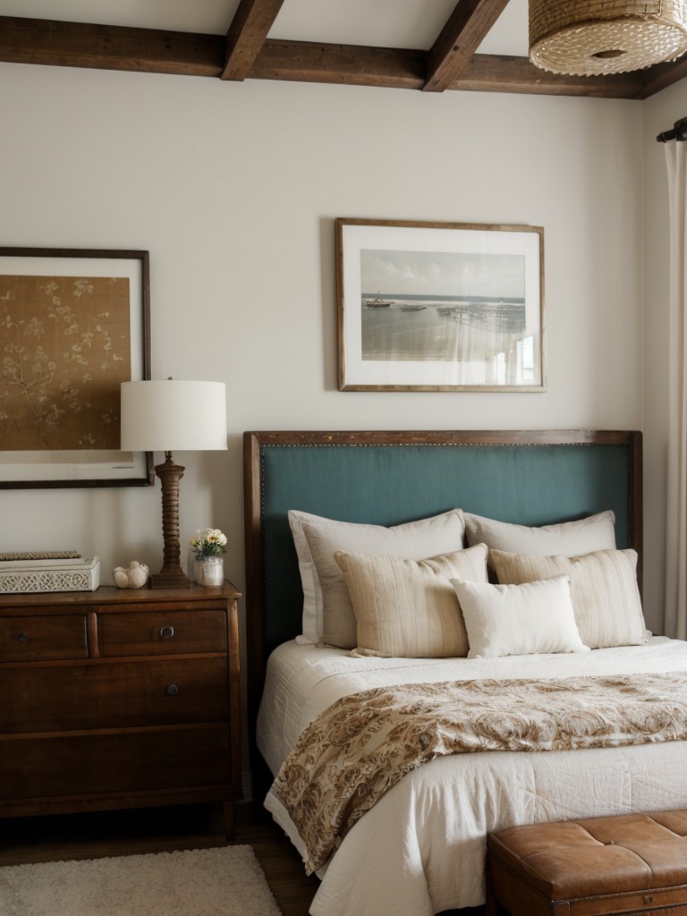 Vintage meets modern: Transform your bedroom with eclectic decor!