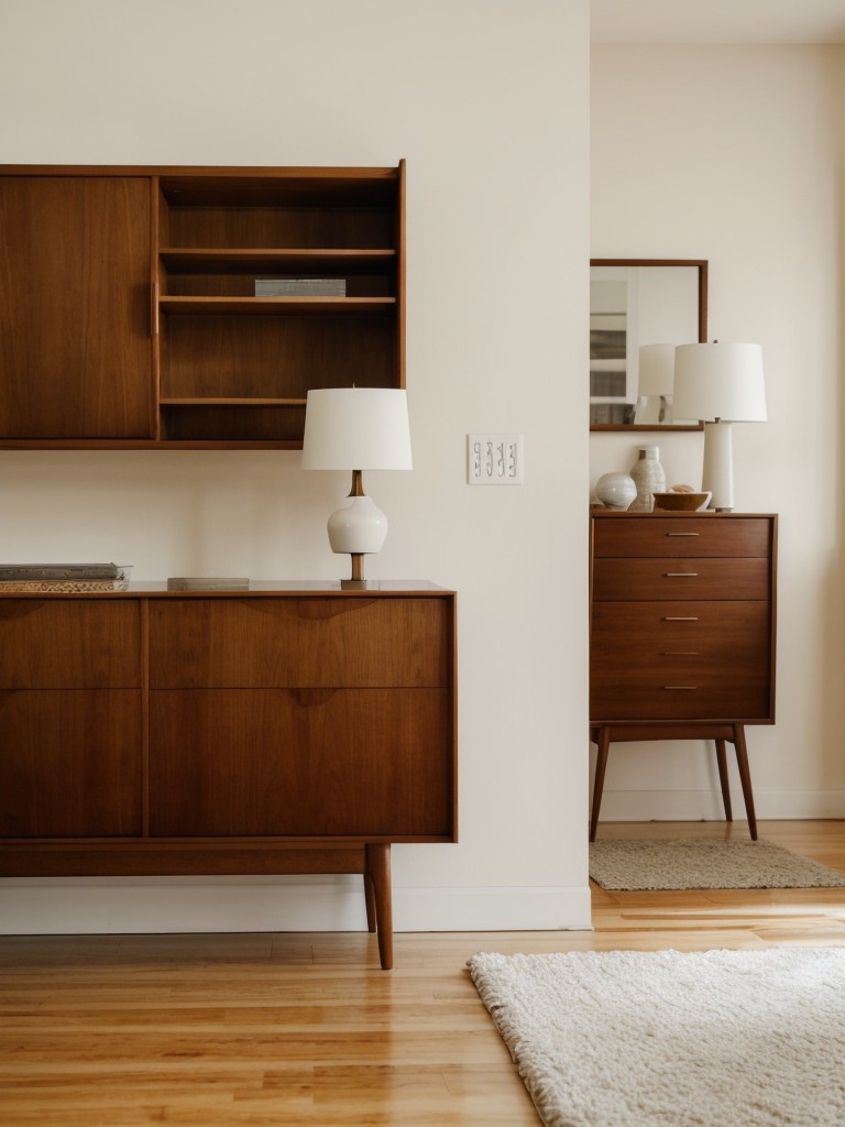 Stylish Storage Solutions for a Mid-Century Apartment!