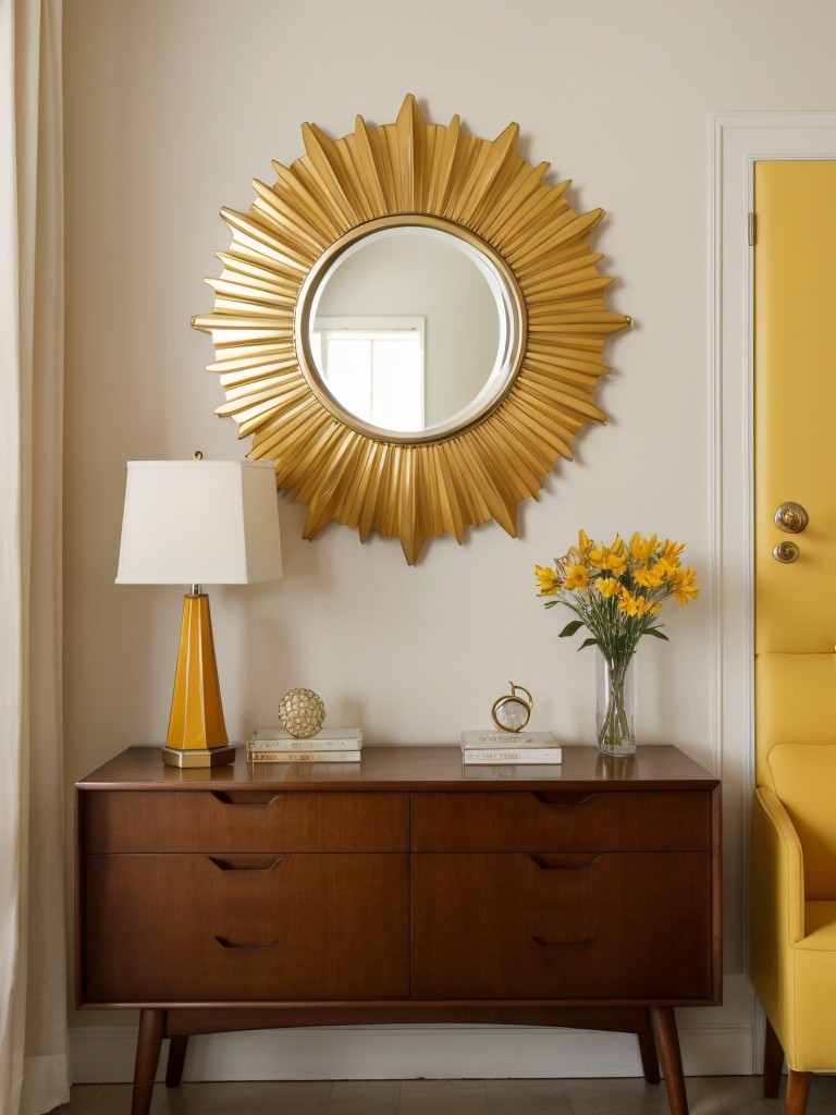 Mid-Century Dream Decor: Sunbursts & Statement Mirrors for Your Bedroom!