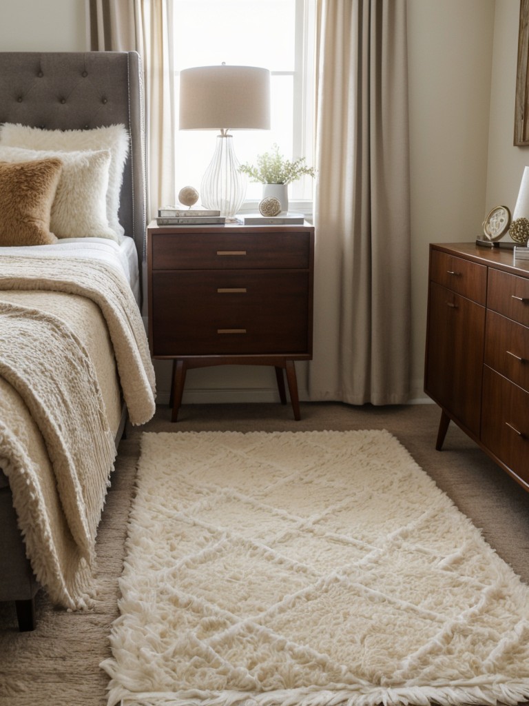 Nostalgic Apartment Vibes: Mid-Century Bedroom Decor and Cozy Textures