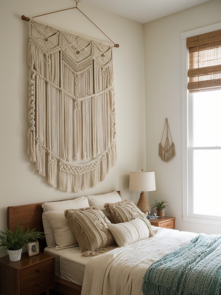 Vintage vibes meet Boho chic in your apartment with retro-inspired decor!