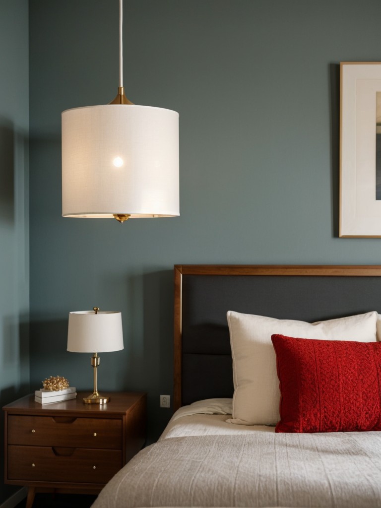 Nostalgic Mid-Century Bedroom Decor: Elevate with Statement Lighting!