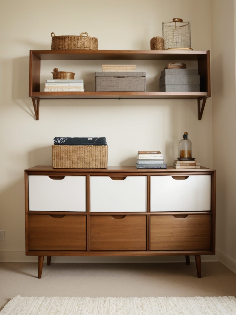 Nostalgic Mid-Century Vibes for Your Apartment: Maximize Storage with Style!