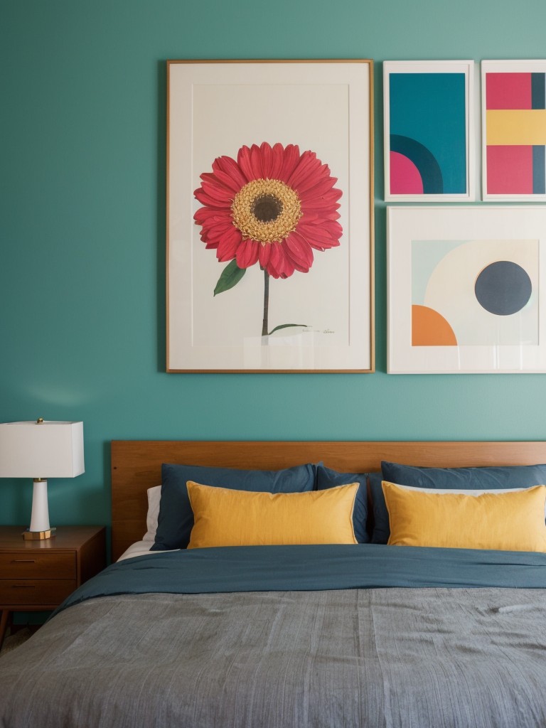 Transform Your Apartment with Vibrant Artwork for a Stylish Bedroom!