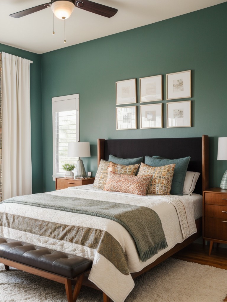 Magnify Your Bedroom's Style with Eclectic Mid-Century Modern Vibes!