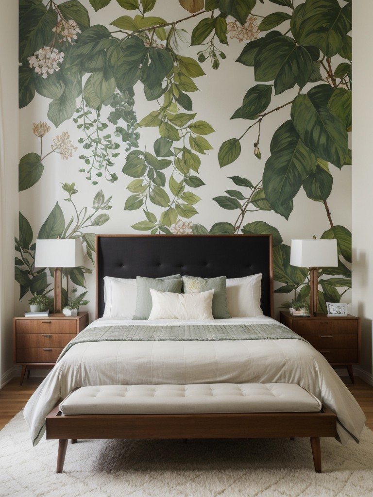 Transform Your Apartment with Botanical Wall Murals and Fresh Planters