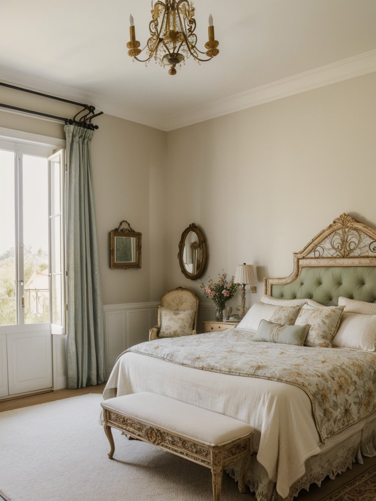 French Countryside Vibes: Transform Your Bedroom with Mid-Century Elegance!