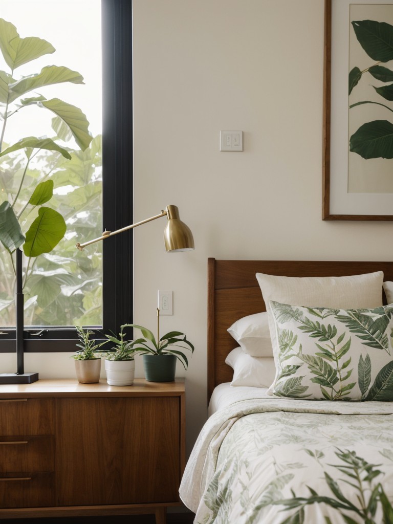 Create a Serene Mid-Century Bedroom Retreat with Natural Touches