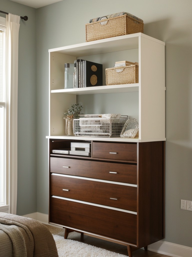 Revamp Your Bedroom: Add Vintage Flair & Optimize Storage!