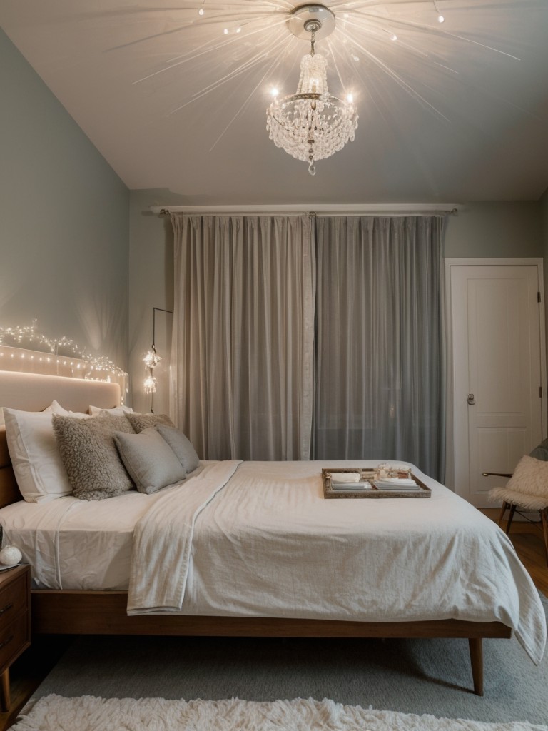 Fairy Lights & Chandeliers: Elevate Your Apartment Bedroom!