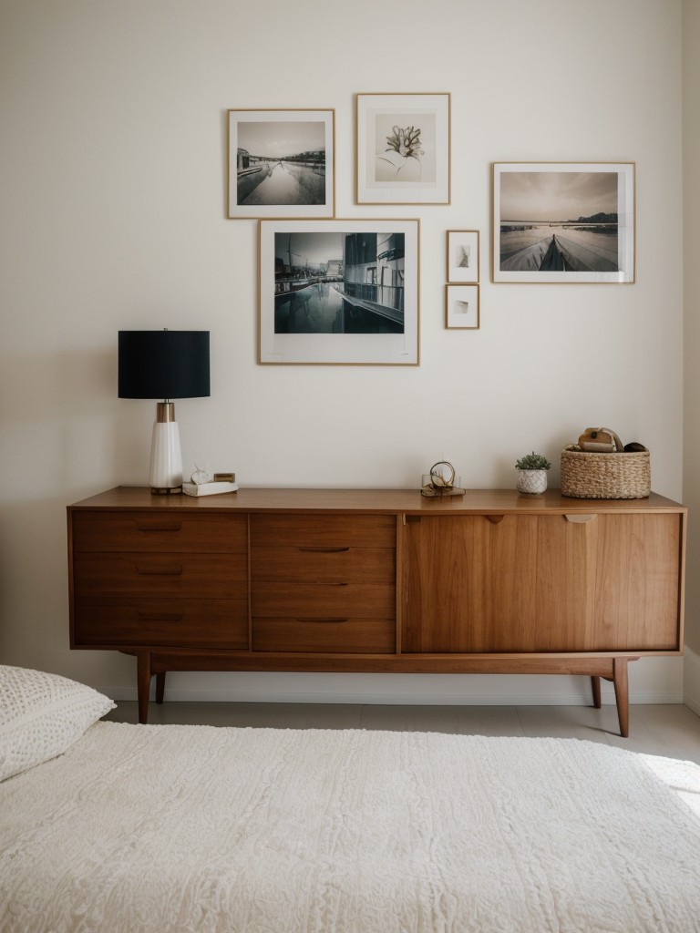 Mid-Century Gallery Wall: Elevate Your Bedroom Decor!