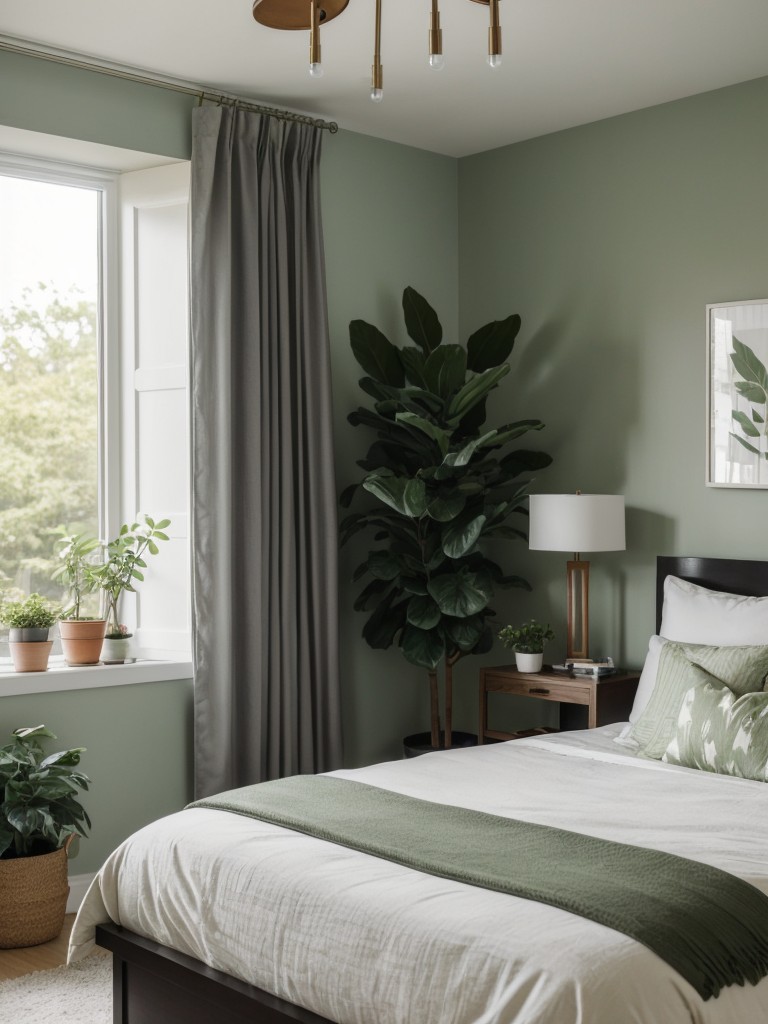 Greenery-Infused Oasis: Transform Your Bedroom with Nature