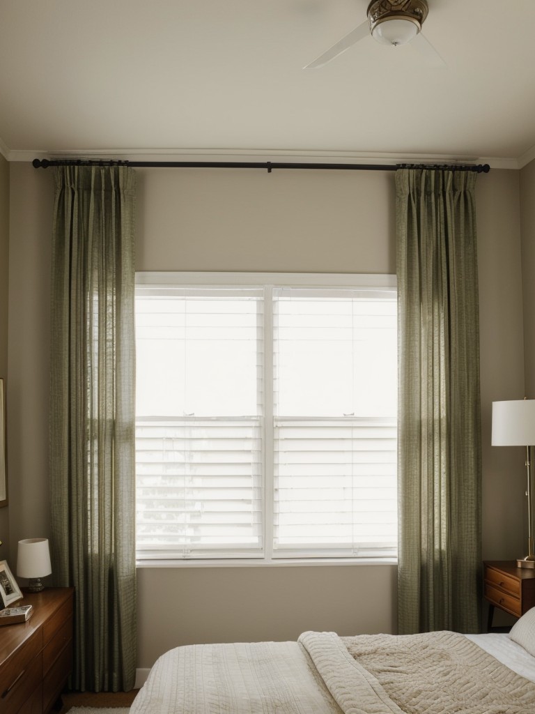 Vintage-Inspired Blinds: Elevate Your Apartment Bedroom!