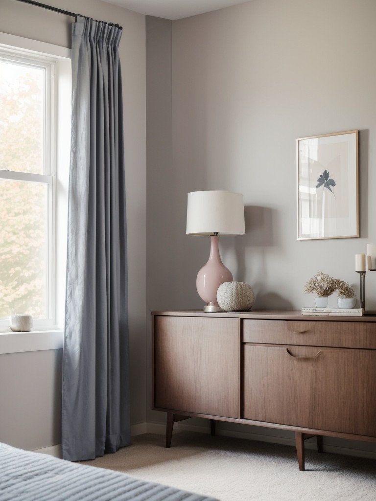 Serene Mid-Century Bedroom Vibes with Soft Colors