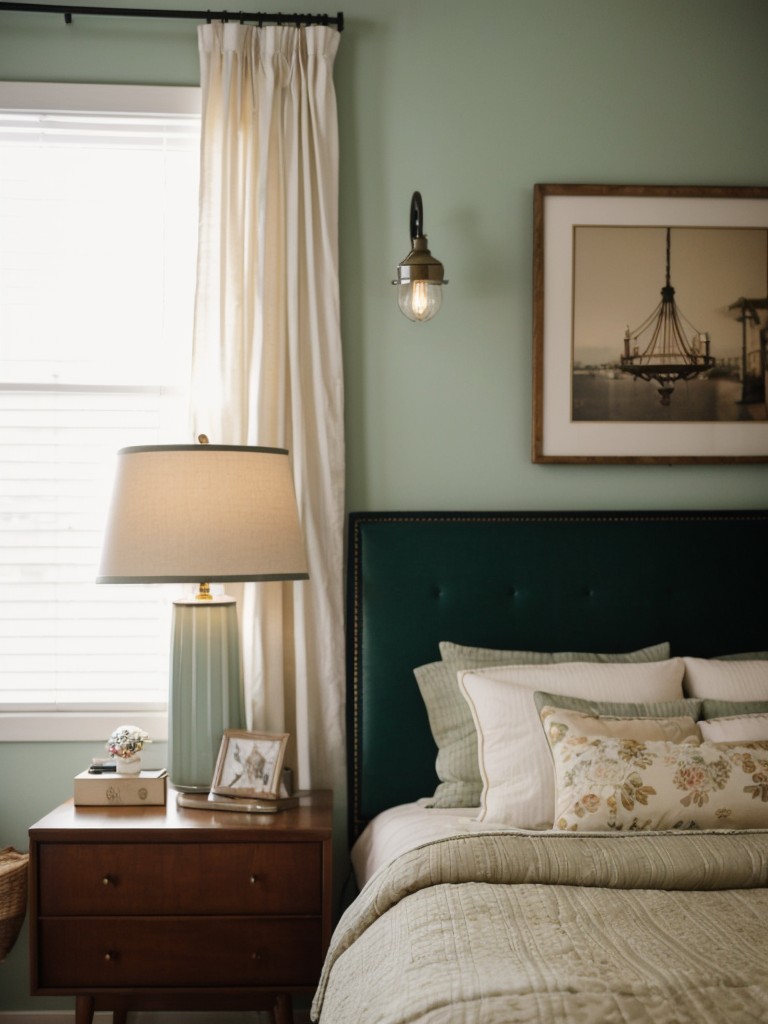 Retro-Chic: Vintage-Inspired Lighting for an Apartment Bedroom