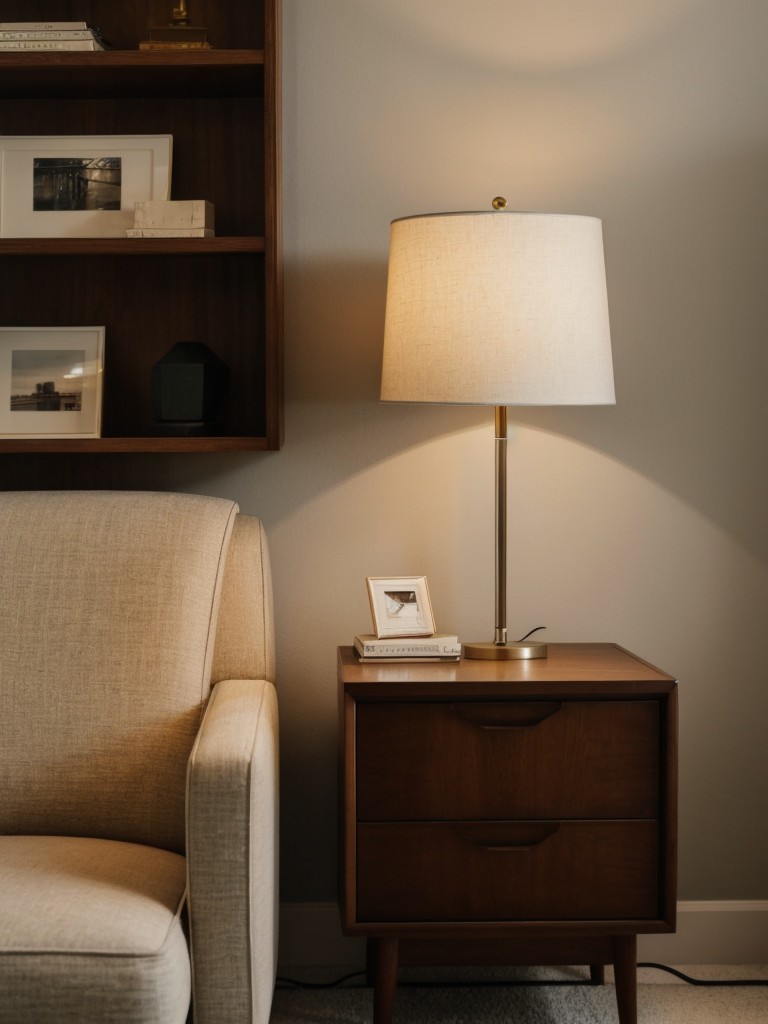 Create a Cozy Bedroom Nook: Armchair, Floor Lamp, Side Table