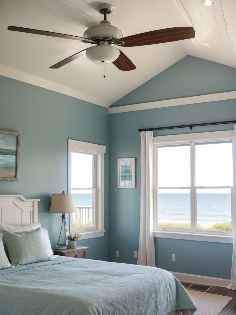 Coastal Chic: Upgrade Your Apartment with an Overhead Ceiling Fan!